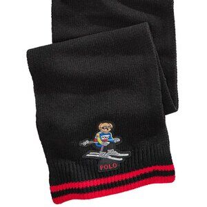 Polo Ralph Lauren Polo Ski Bear Scarf Red Black